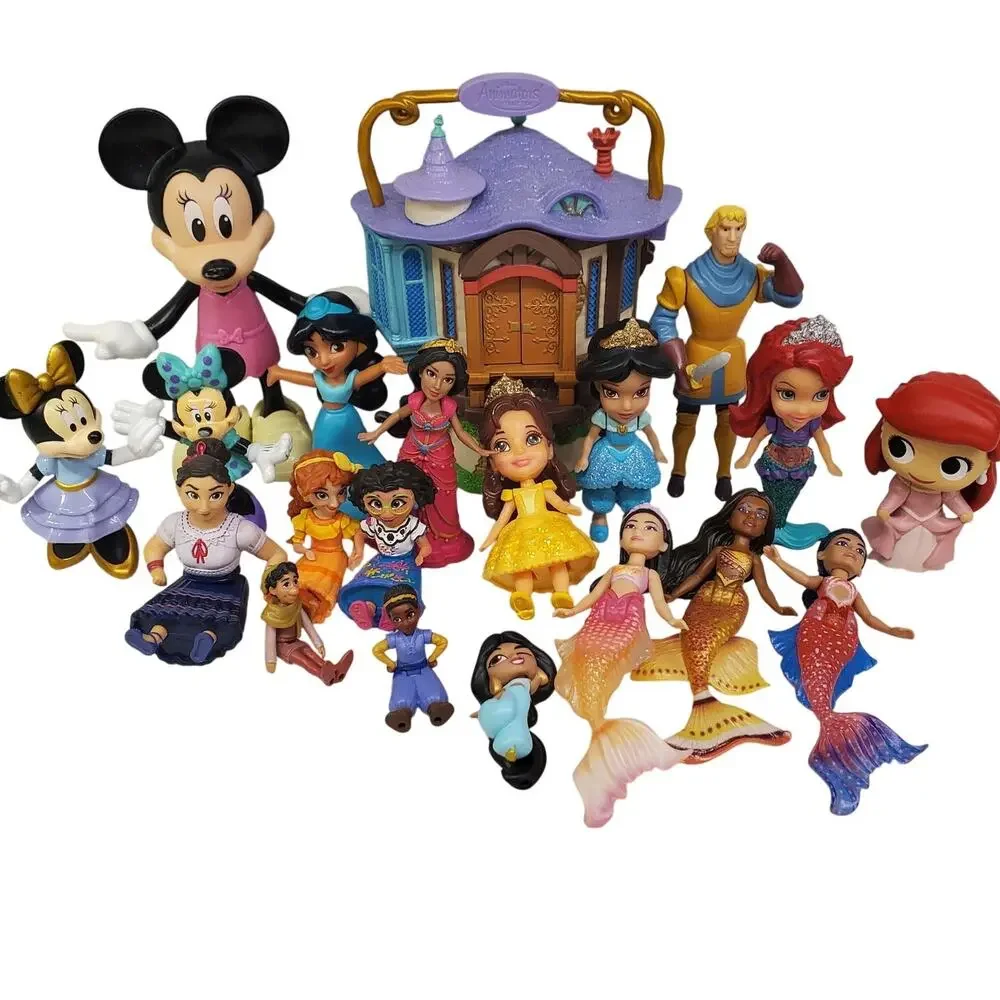 Disney Princess Ariel Belle Jasmine Playset Minnie Disney Animators Rapunzel